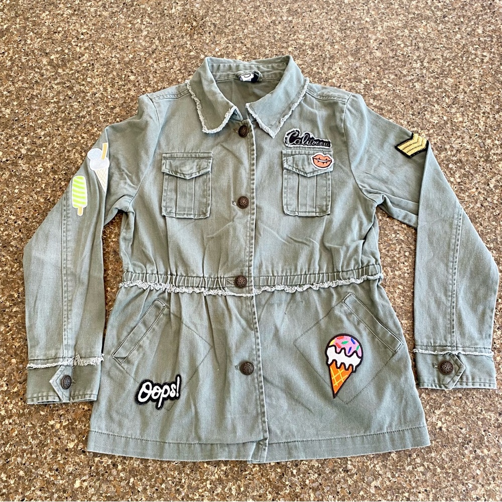 3Pommes Military Utility Jacket with Patches